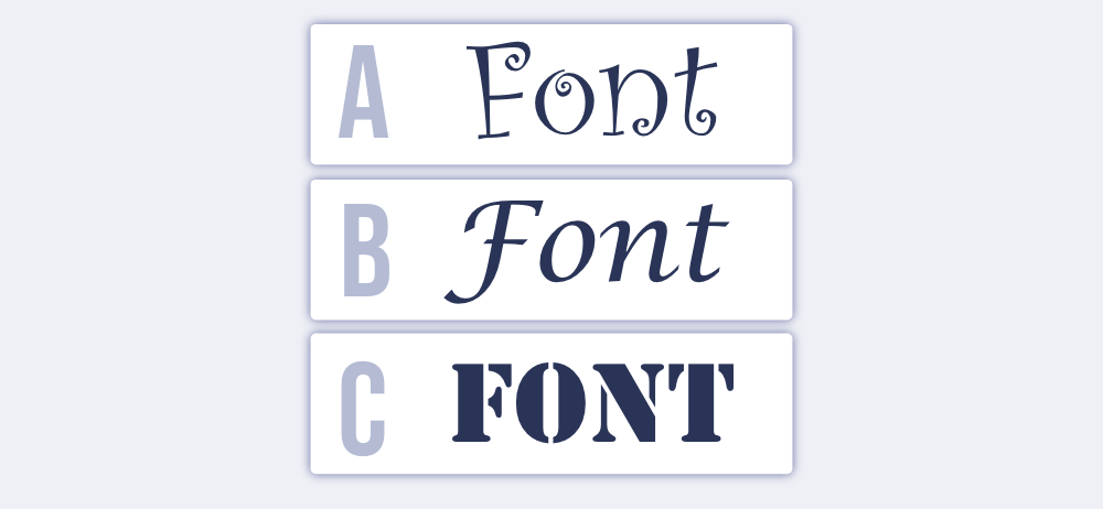 Font that looks decorative, font that looks fancy, font that looks rugged
